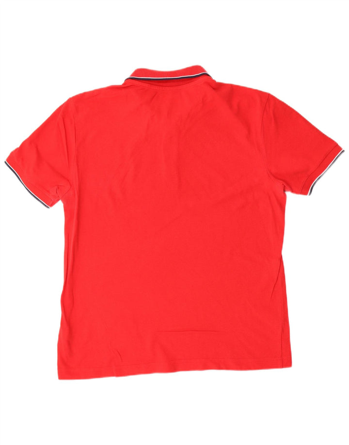 KAPPA Herren Poloshirt Große rote Baumwolle