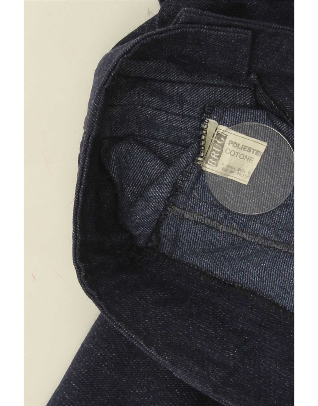 Brugi Damen-A-Linien-Rock W30 Mittelmarineblaues Polyester