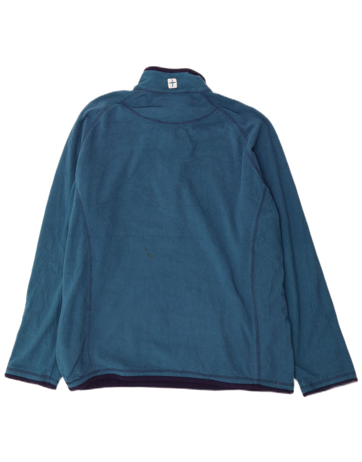 MOUNTAIN WAREHOUSE Damen-Fleecepullover mit Reißverschluss am Hals, UK 20 2XL, Blau, Polyester
