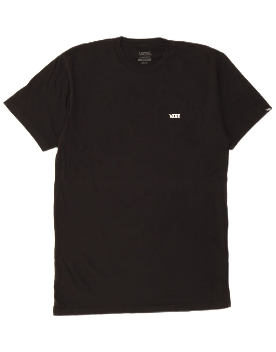 Vans Herren-T-Shirt mit klassischer Passform, mittelschwarze Baumwolle