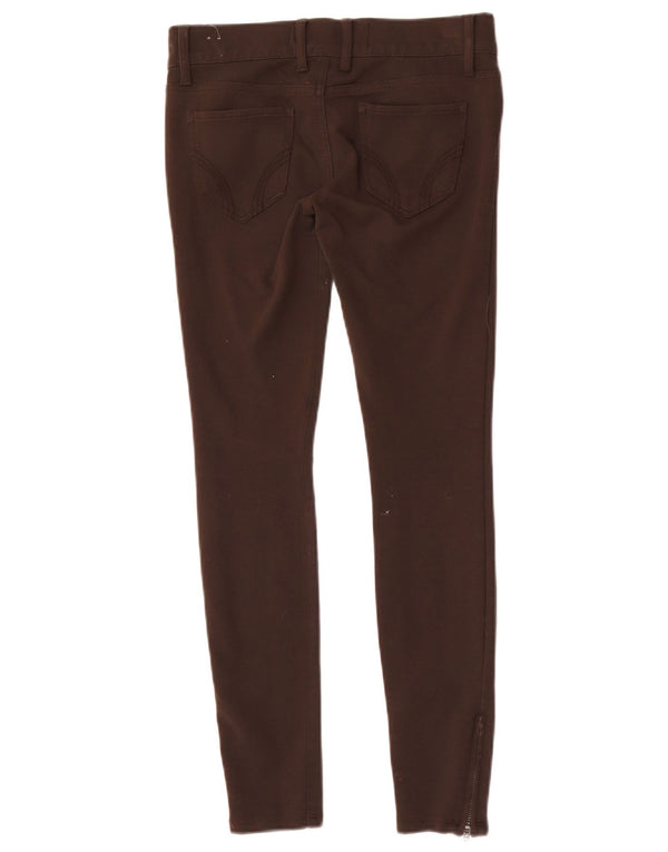 Hollister Skinny-Freizeithose für Damen mit niedriger Taille, US 0, XS, W28, L27, Braun