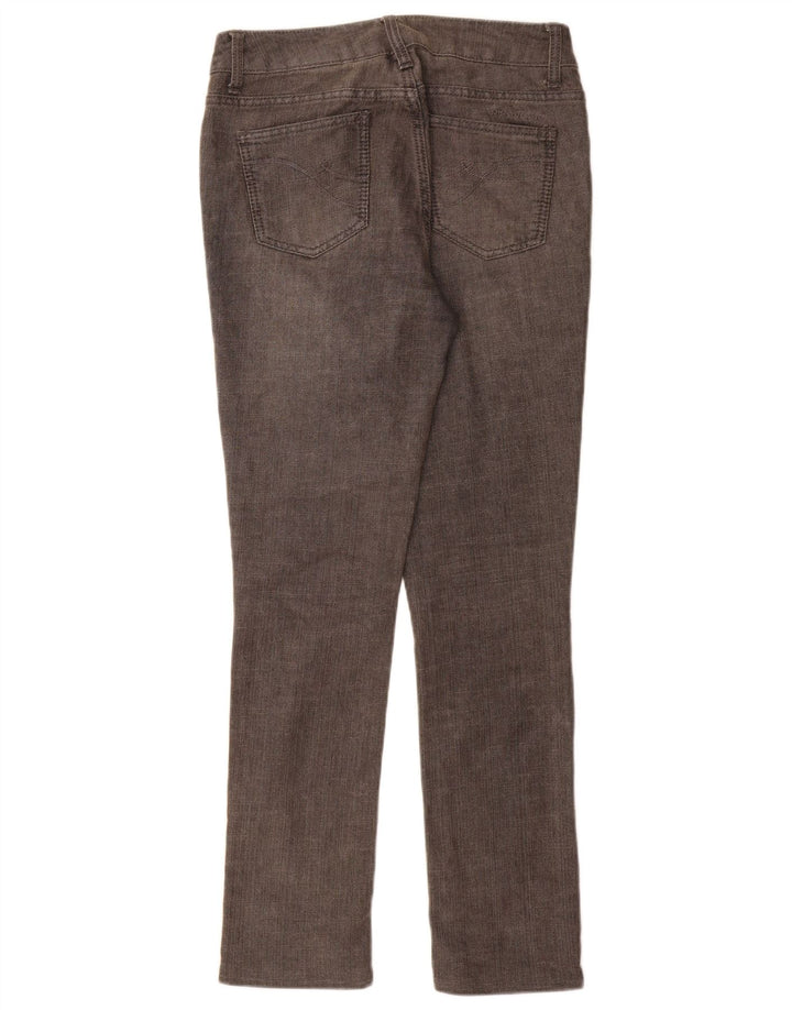 Dkny Damen Slim Jeans US 4 Small W28 L30 Graue Baumwolle