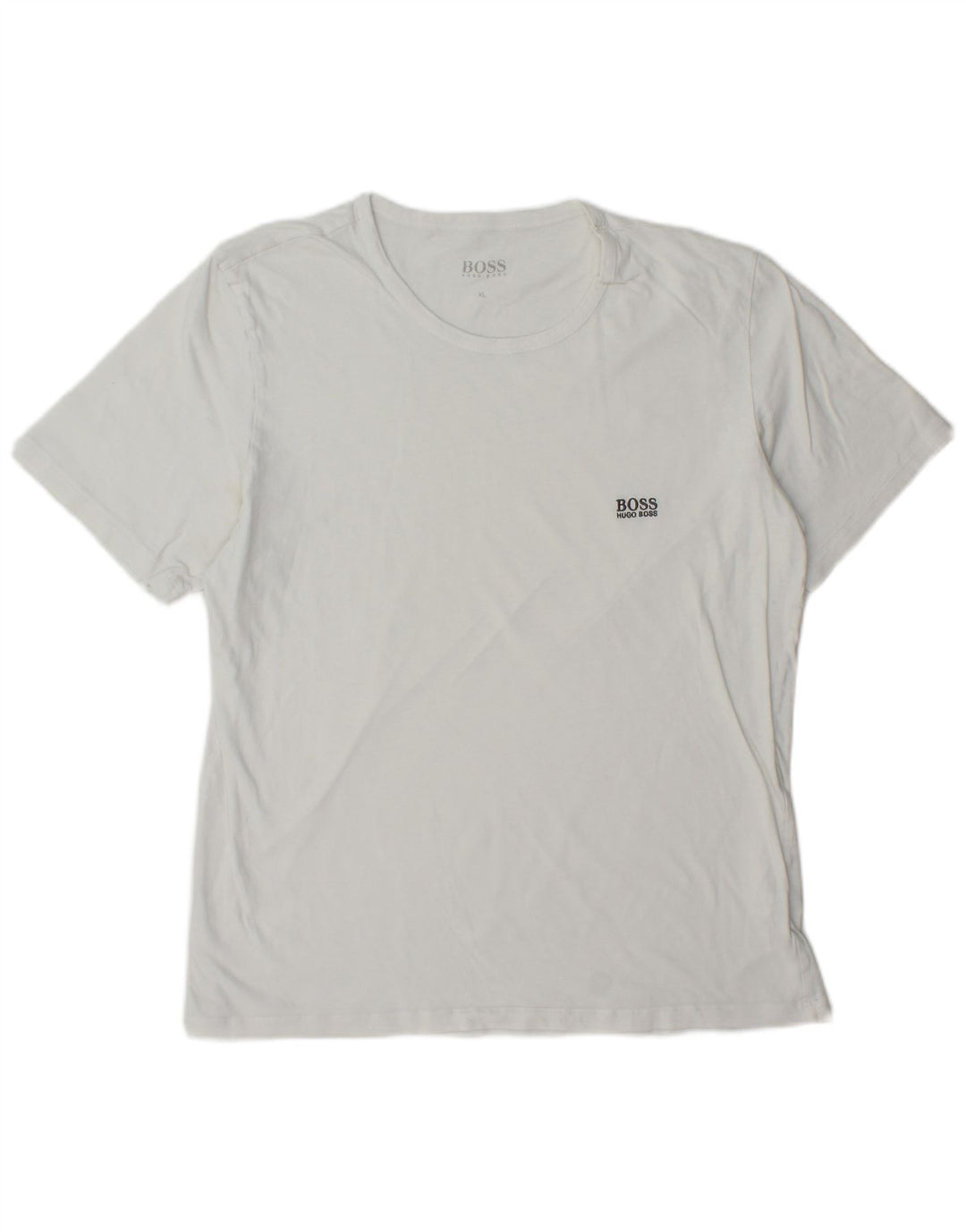 Hugo Boss Herren T-Shirt Top XL Weiße Baumwolle