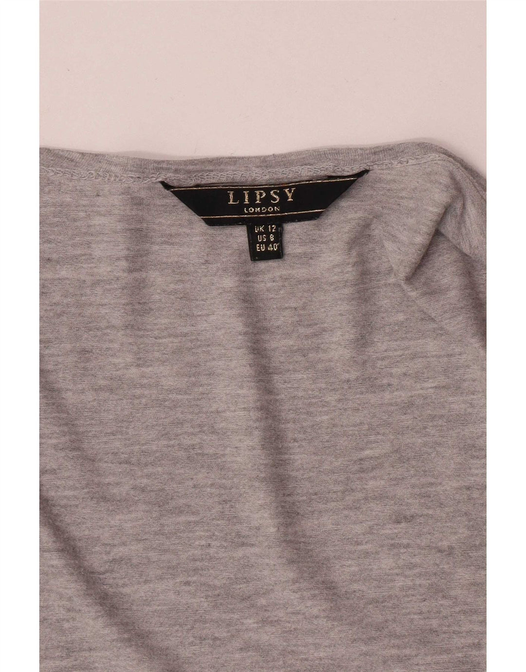 Lipsy Offener Damen-Cardigan-Pullover UK 12 Mittelgrau