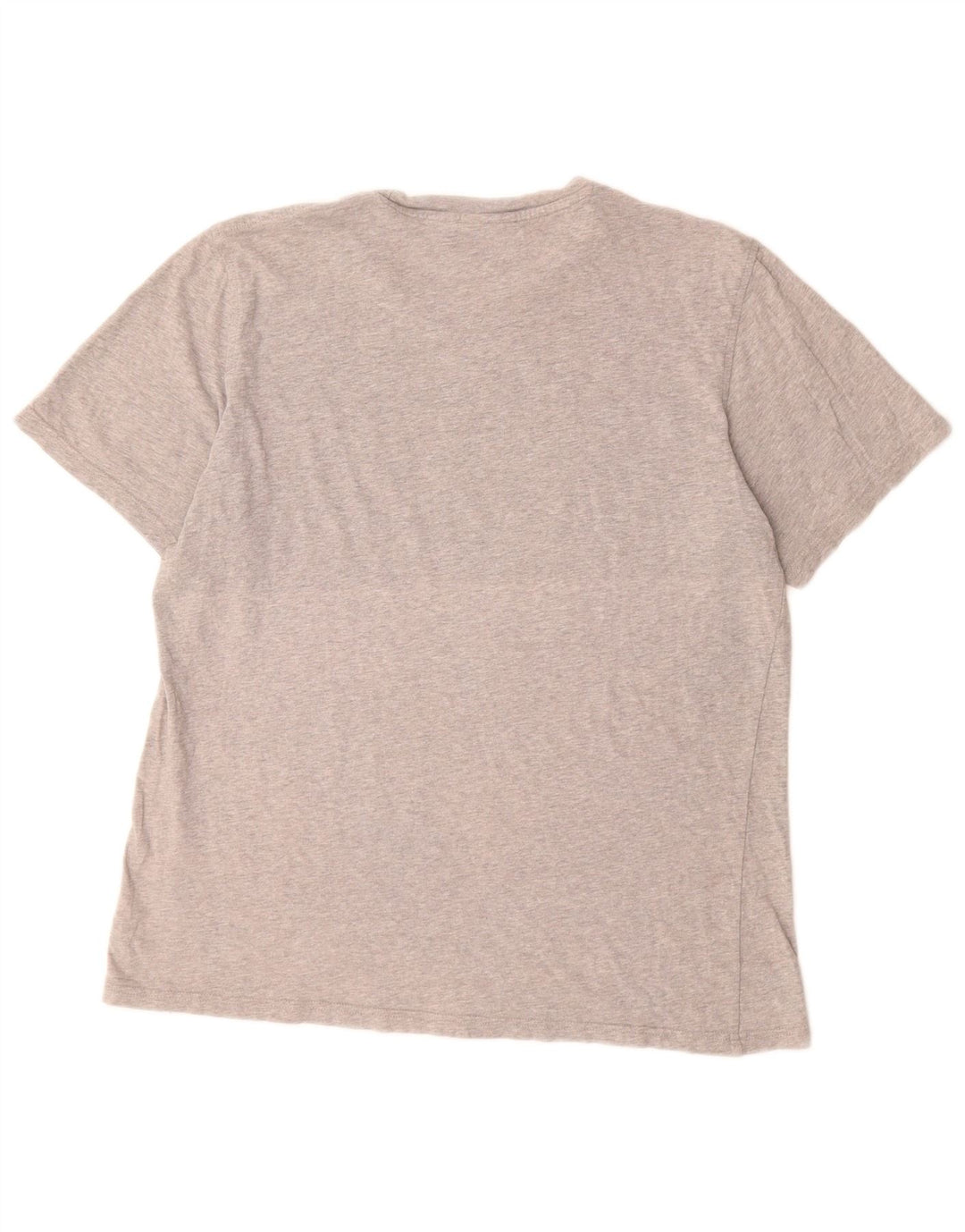 ADIDAS Herren Grafik-T-Shirt-Oberteil aus mittelgrauer Baumwolle