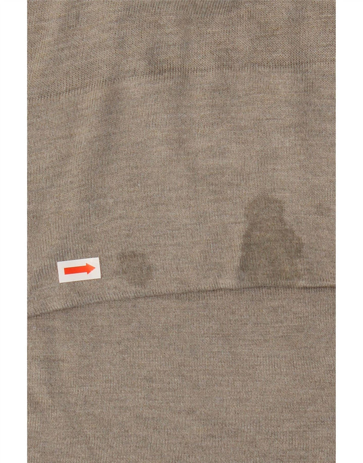 ZARA Damen-Pullover mit V-Ausschnitt, Gr. 10, Größe S, Grau