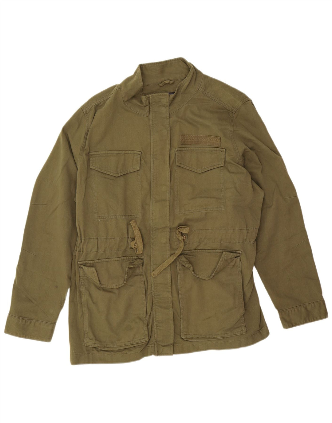 Marks & Spencer Damen Utility-Jacke UK 20 2XL Khaki Baumwolle