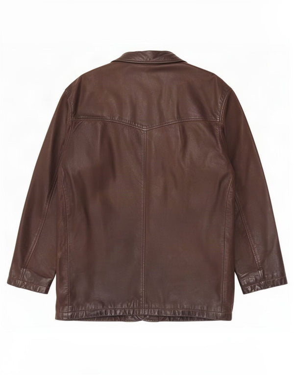 Vintage Herren Lederjacke UK 44 2XL Braun