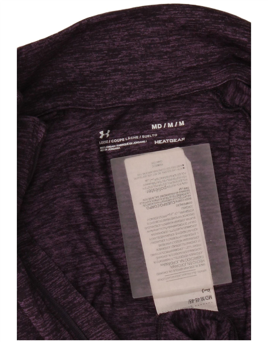 Under Armour Damen Heat Gear Pullover-Trainingsanzugoberteil, UK 12, Mittelviolett