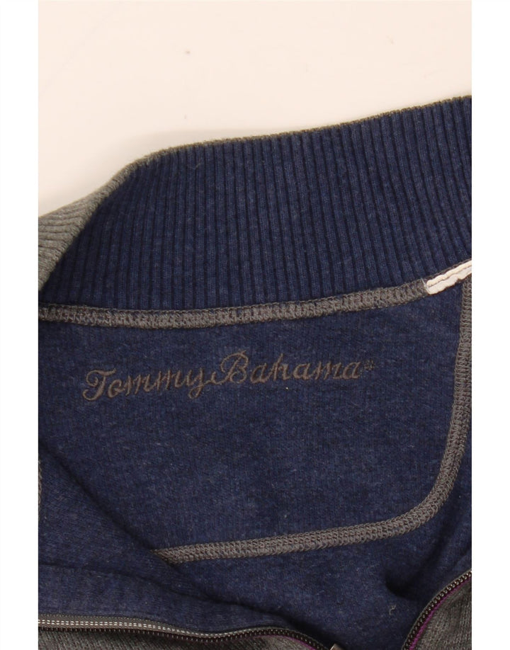 TOMMY BAHAMA Herren-Pullover mit Reißverschluss, XL, Grau