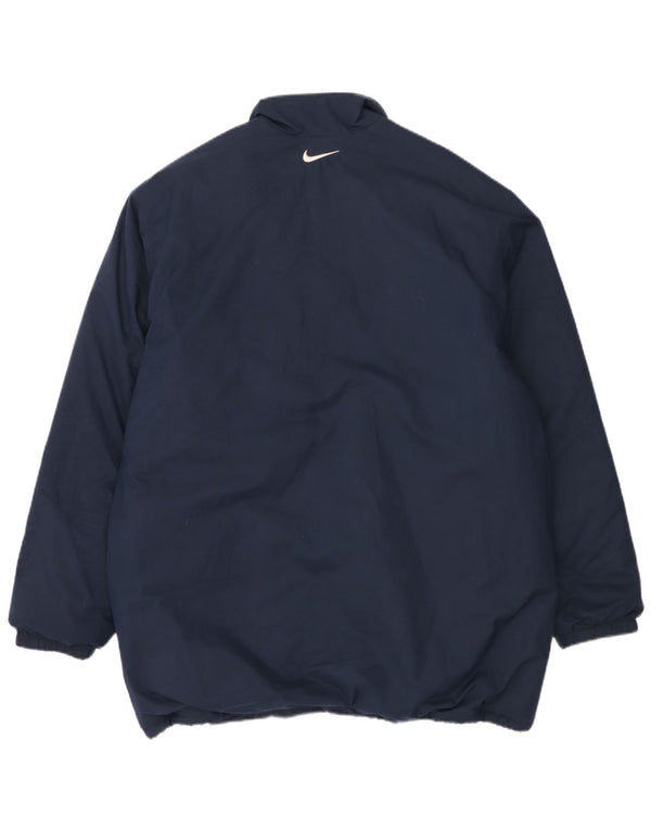 Nike Herren Windjacke UK 45/47 XL Marineblau Polyester