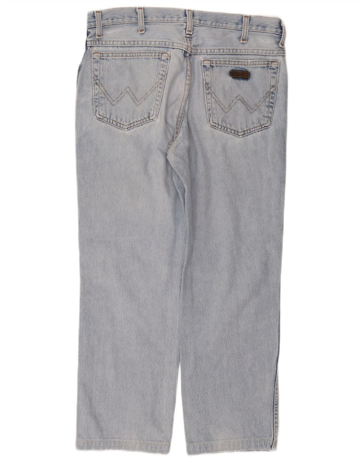 Wrangler Herren Straight Jeans W34 L30 Blaue Baumwolle