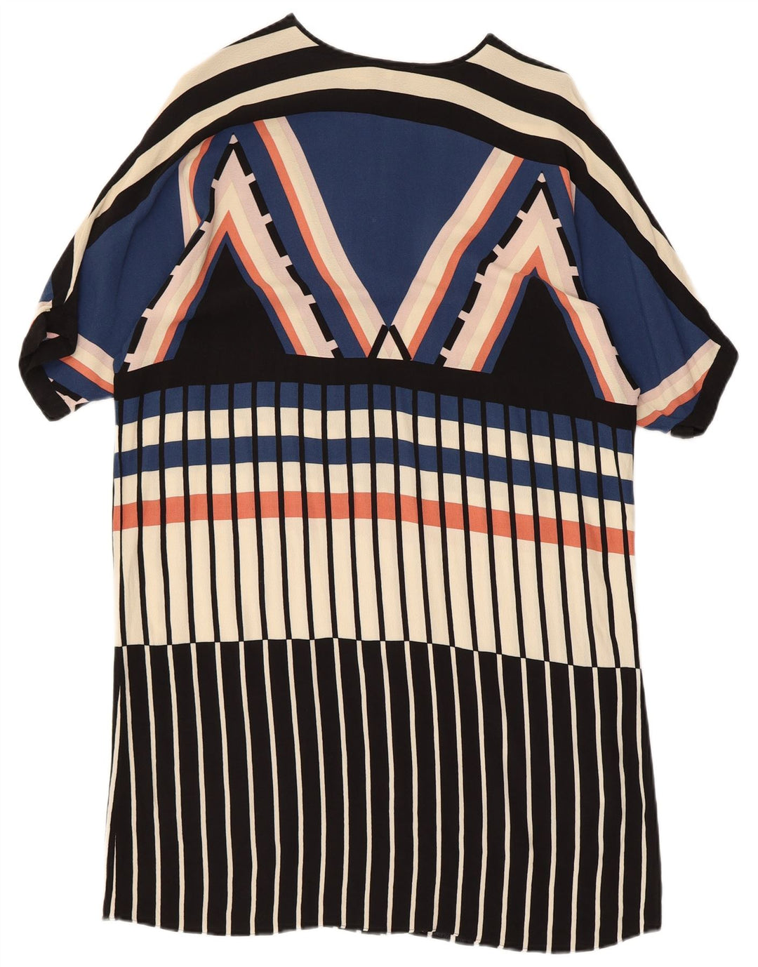 Übergroßes Etuikleid für Damen von WAREHOUSE, Gr. 10, klein, mehrfarbig, geometrisch