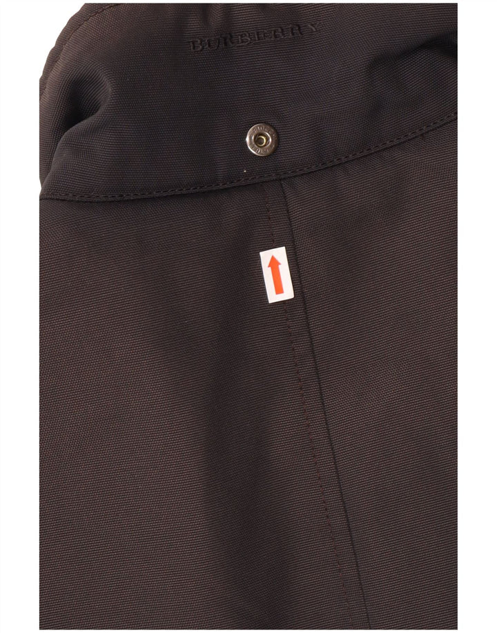 BURBERRY Herrenmantel UK 40 Large Black Polyamid Classic