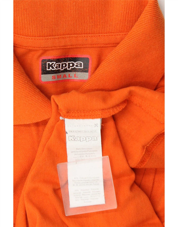 Kappa Jungen Poloshirt 11-12 Small Orange Baumwolle