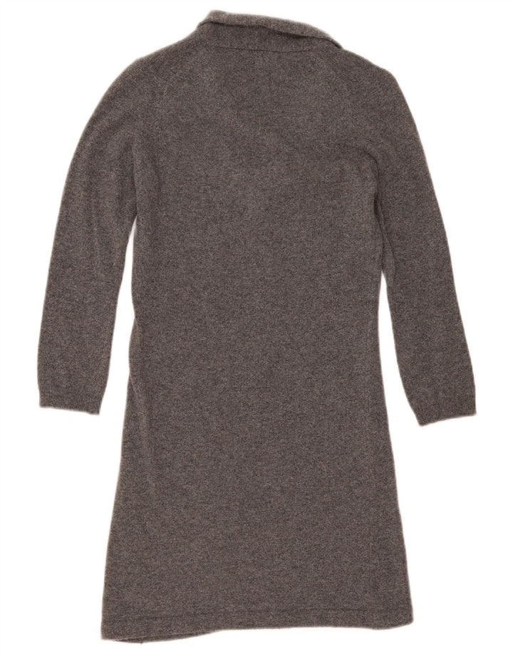 Massimo Dutti Damen Pulloverkleid UK 6 XS Grau
