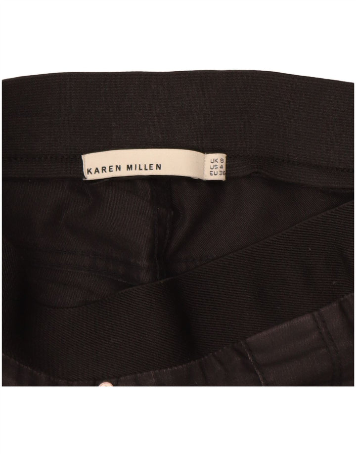 KAREN MILLEN Damen Jegging-Hose UK 8 Small W26 L29 Schwarz