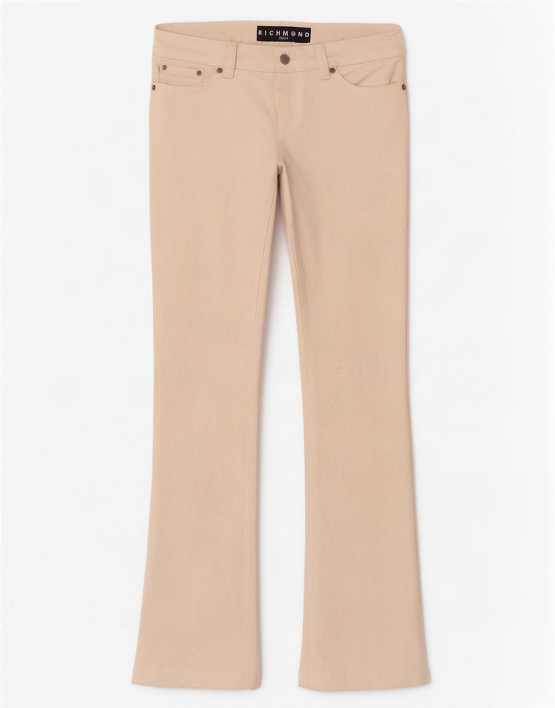 Richmond Damen Straight Jeans W29 L33 Weiße Baumwolle