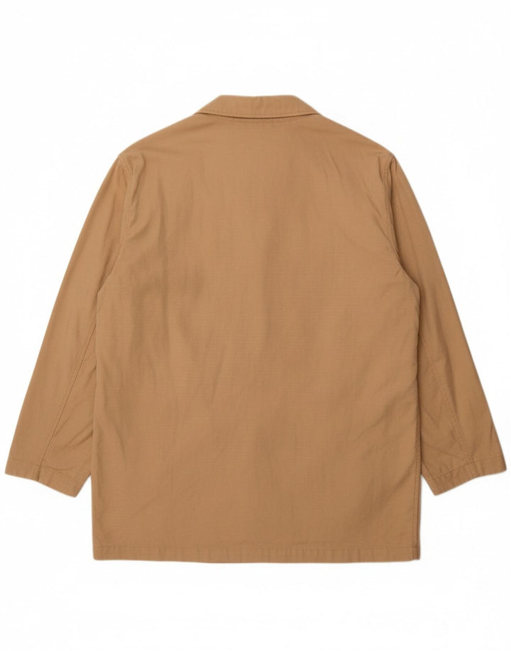 ANY WAY Mens Utility Jacket IT 50 Large Beige