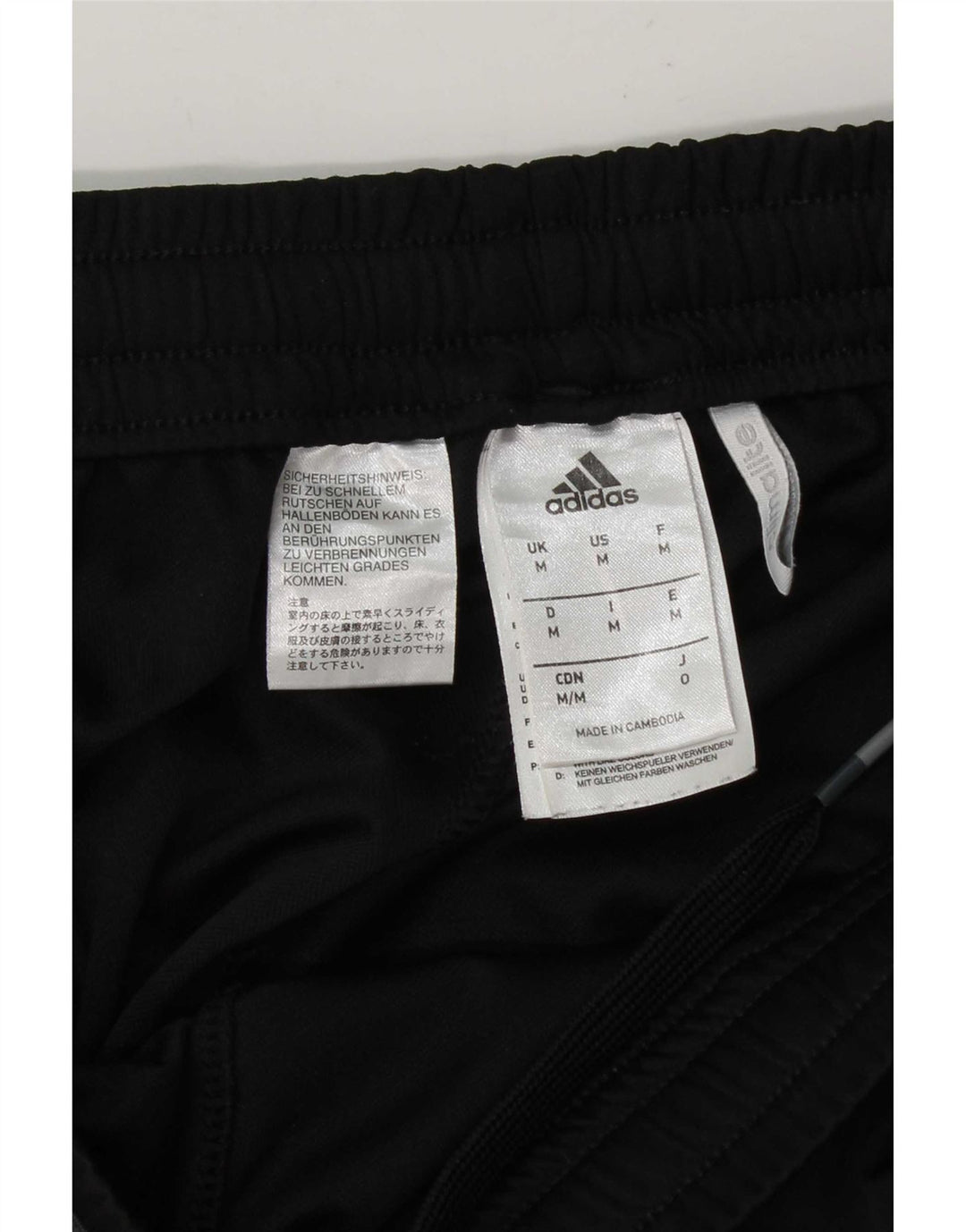 Adidas Herren Sportshorts Medium Schwarz Polyester