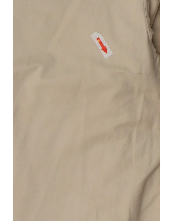 Luisa Spagnoli Damen Bomberjacke UK 14 Mittelbeige Baumwolle
