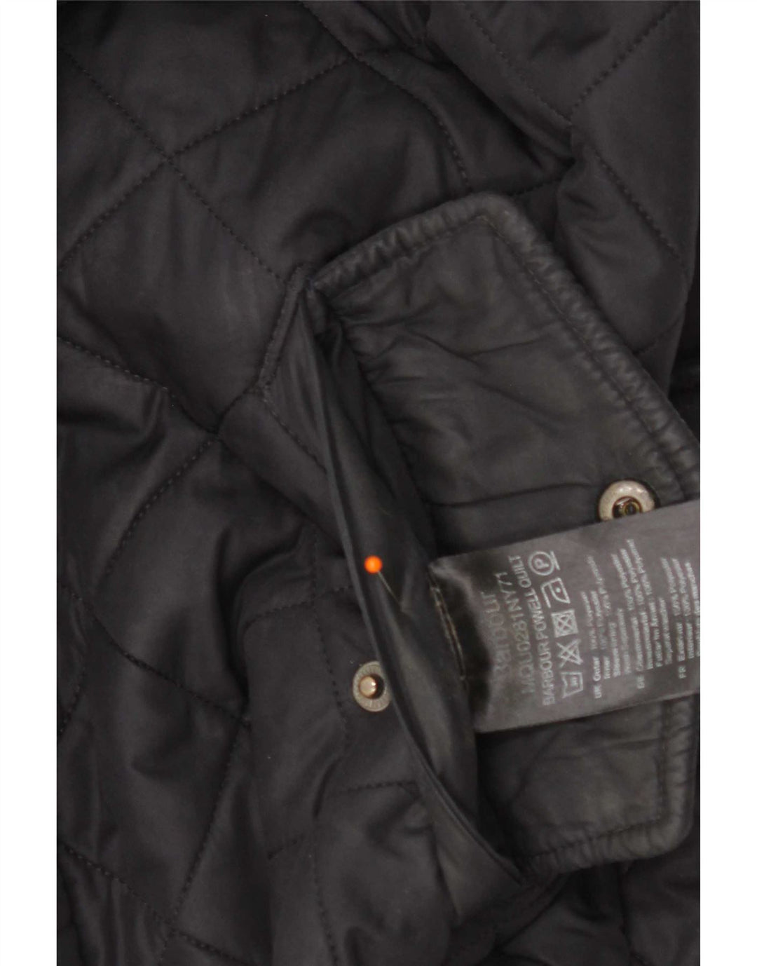 Barbour Herren Steppjacke UK 36 Small Marineblau Polyester