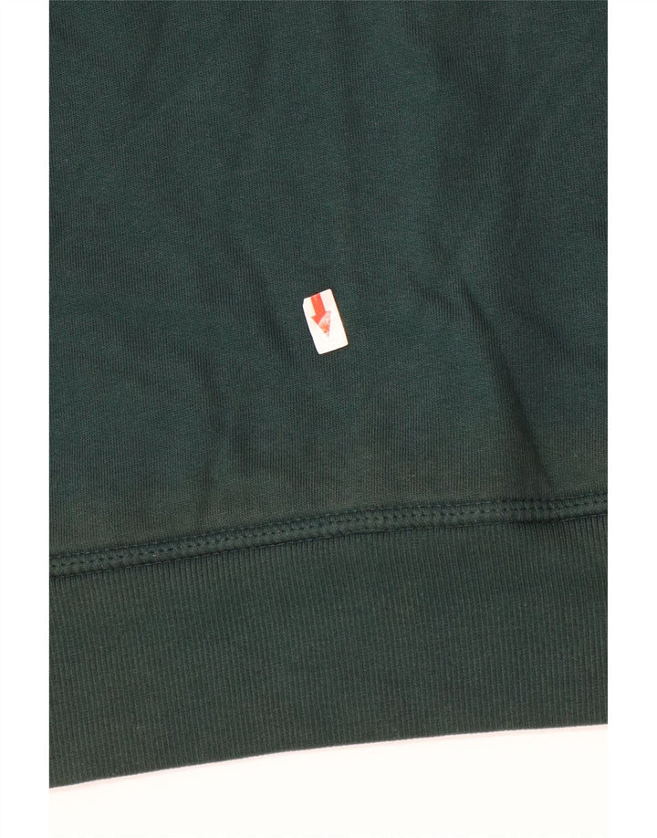 Jack & Jones Herren-Kapuzenpullover mit Grafik, mittelgrüne Baumwolle