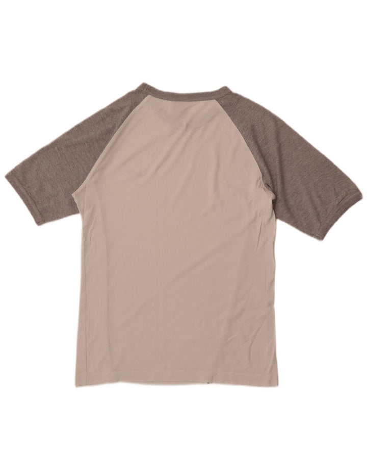 Nike Herren T-Shirt Top UK 36/38 Small Weiß Colourblock