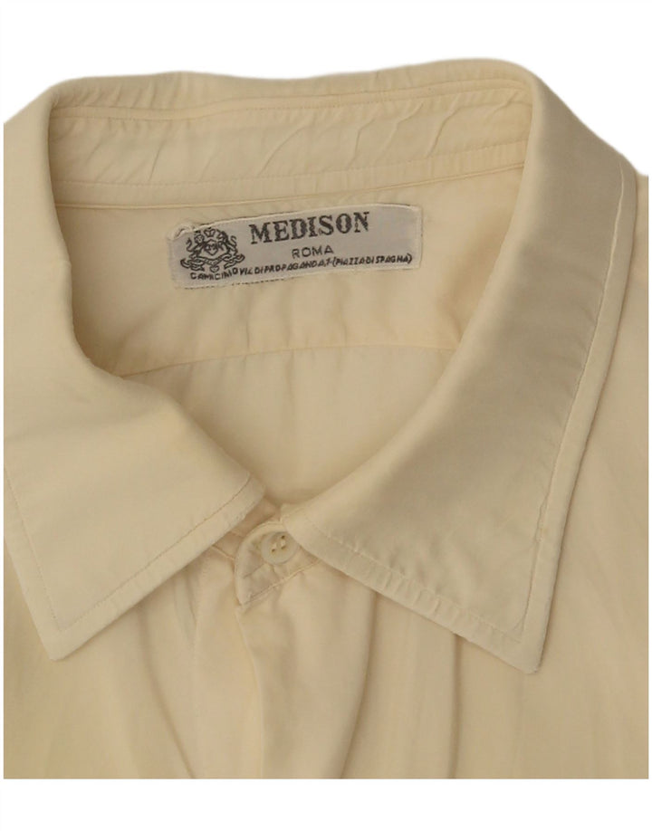 Vintage Herrenhemd Mittelgelb