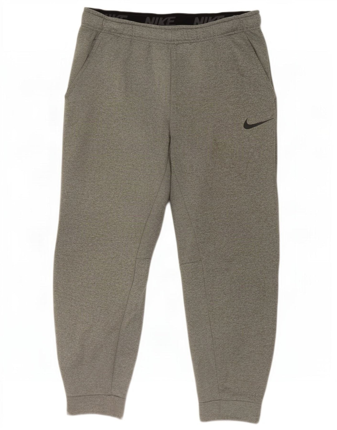 Nike Herren Dri Fit Trainingshose Joggers Large Grau Polyester