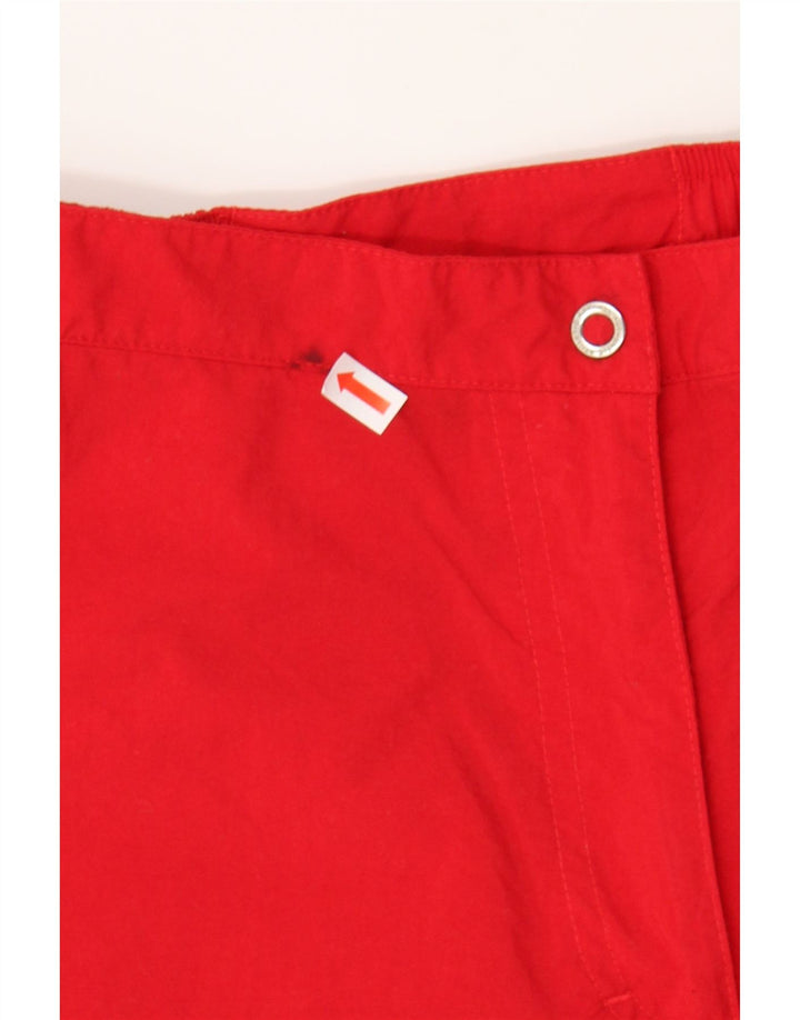 CHAMPION Womens Straight Capri Trousers Medium W24 L17 Red Polyamide Vintage Champion and Second-Hand Champion from Messina Hembry 