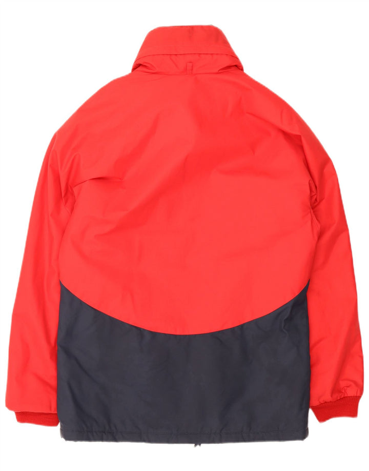 Francital Herren Gore-Tex Kapuzen-Skijacke UK 38 Mittelroter Farbblock