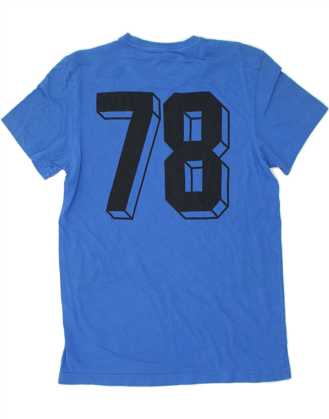 ADIDAS Mens Graphic T-Shirt Top Small Blue Cotton Vintage Adidas and Second-Hand Adidas from Messina Hembry 