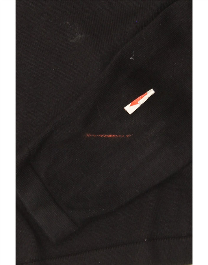 Marks & Spencer Damen Crop Cardigan Pullover UK 12 Mittelschwarze Viskose