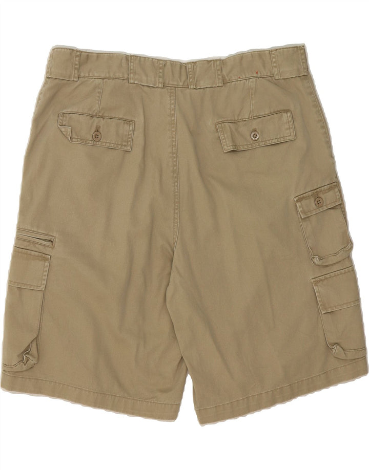 IZOD Mens Cargo Shorts W38 XL Beige Cotton Vintage Izod and Second-Hand Izod from Messina Hembry 