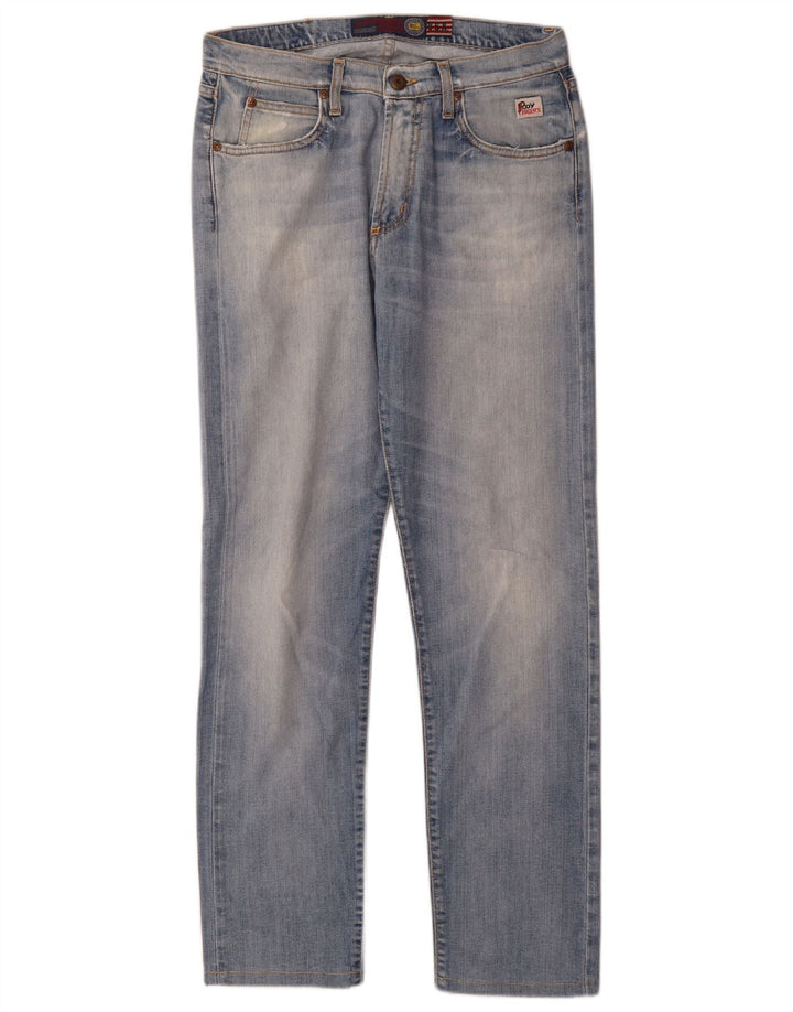 Roy Rogers Herren Slim Jeans W34 L31 Blaue Baumwolle