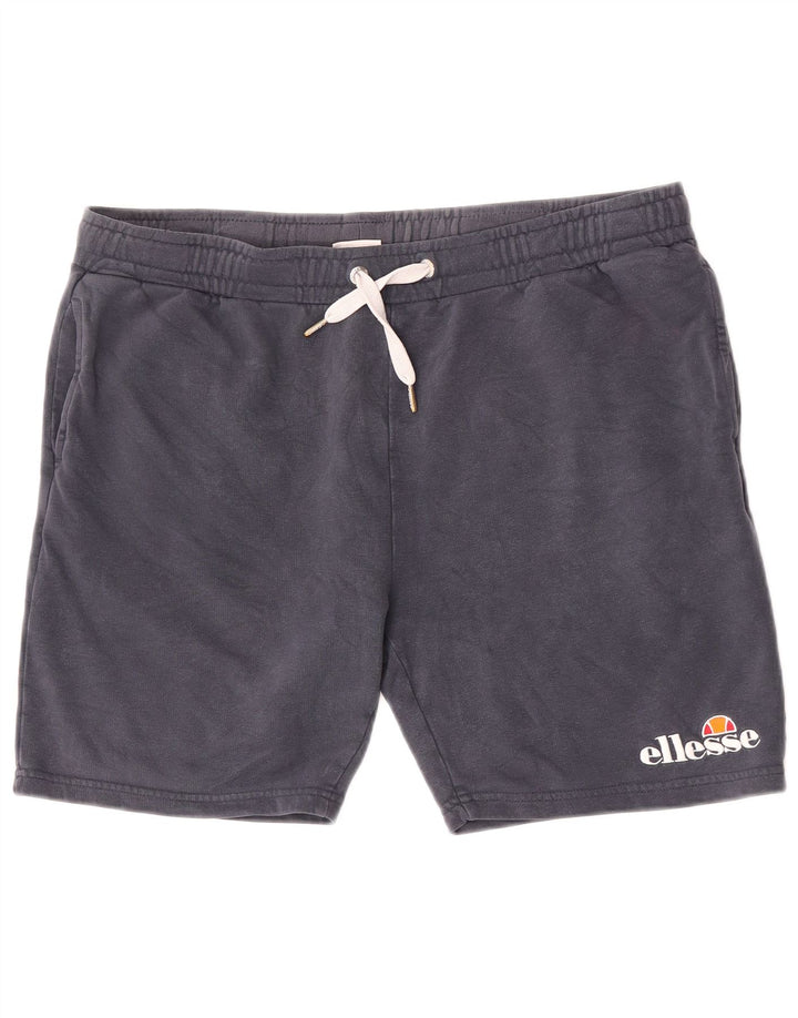 Ellesse Herren-Sportshorts, mittelgroß, marineblau, Baumwolle