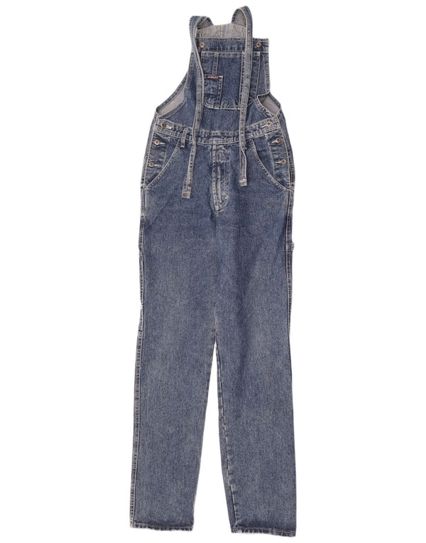 Vintage Damen Latzhose Jeans W29 L33 Blaue Baumwolle