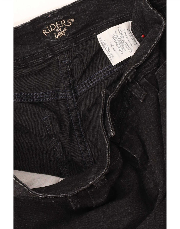 Lee Damen Riders Bootcut Jeans US 12 Large W32 L21 Schwarze Baumwolle