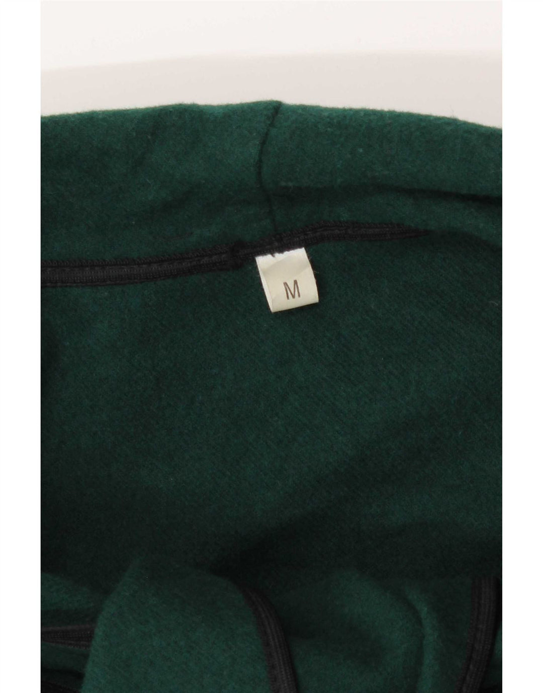 Vintage Damen Capelet-Mantel mit Vorderkrawatte UK 14 Mittelgrün