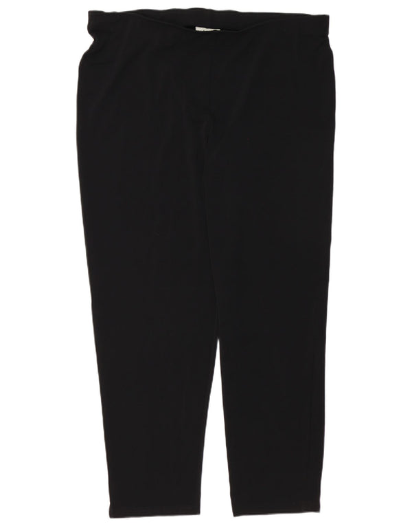 Marks & Spencer Damen Tapered Freizeithose UK 16 Large W40 L29 Schwarz
