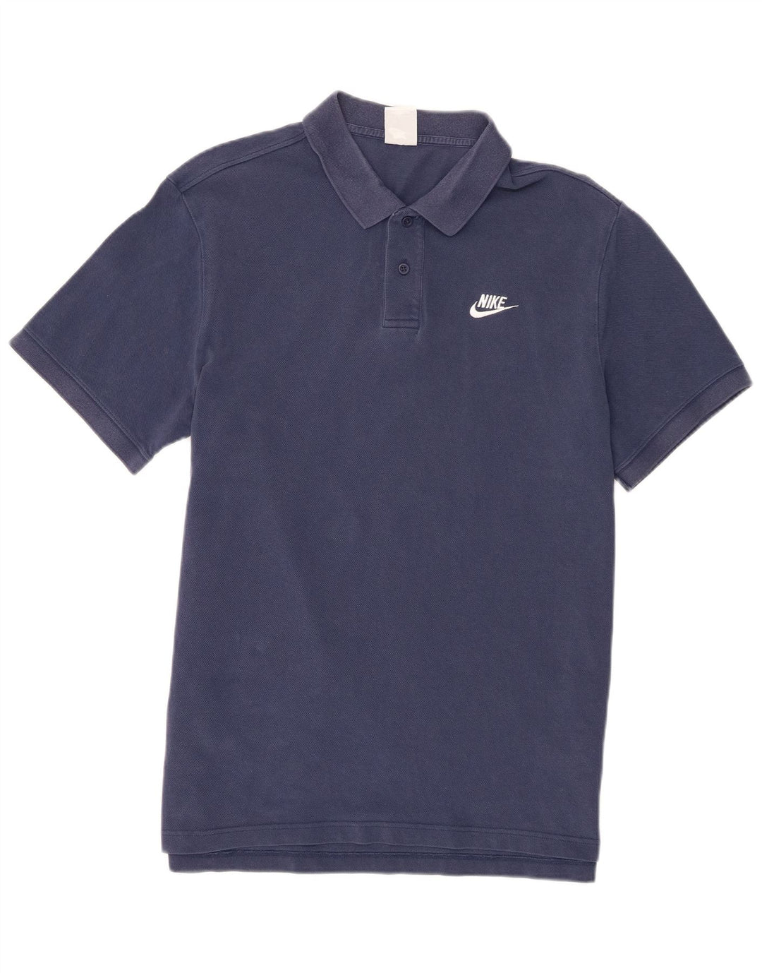 Nike Herren-Poloshirt, große blaue Baumwolle