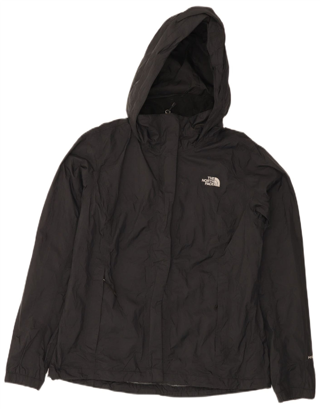 The North Face Damen-Regenjacke mit Kapuze, UK 14, mittelschwarzes Nylon