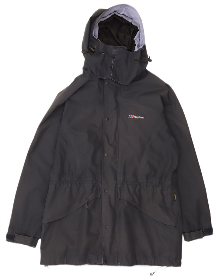 Berghaus Damen Übergroße Kapuzen-Windbreakerjacke UK 16 Large Marineblau
