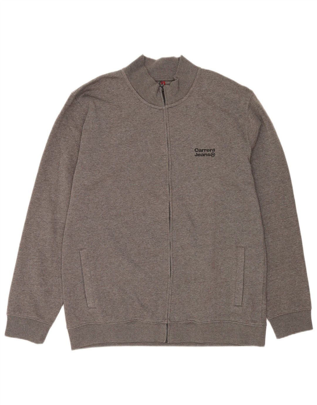 Carrera Herren-Trainingsanzug-Oberteil, Jacke, 2XL, Grau, Polyester