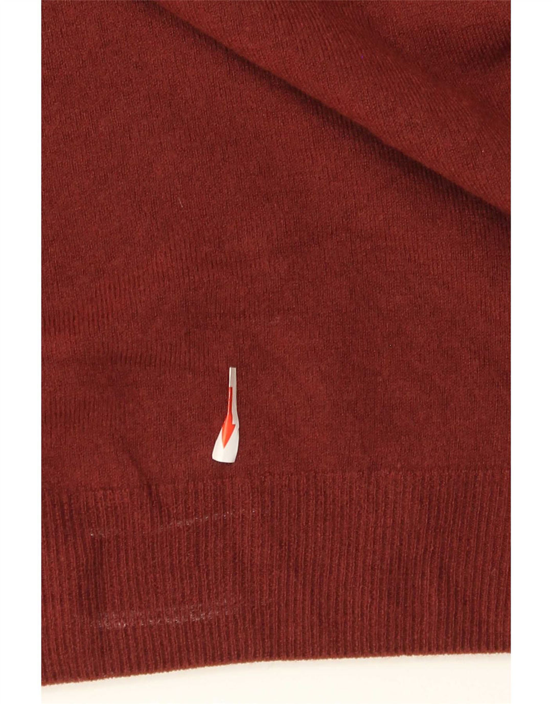 Marks & Spencer Herren-Pullover mit V-Ausschnitt, mittleres Burgunderrot, Acryl