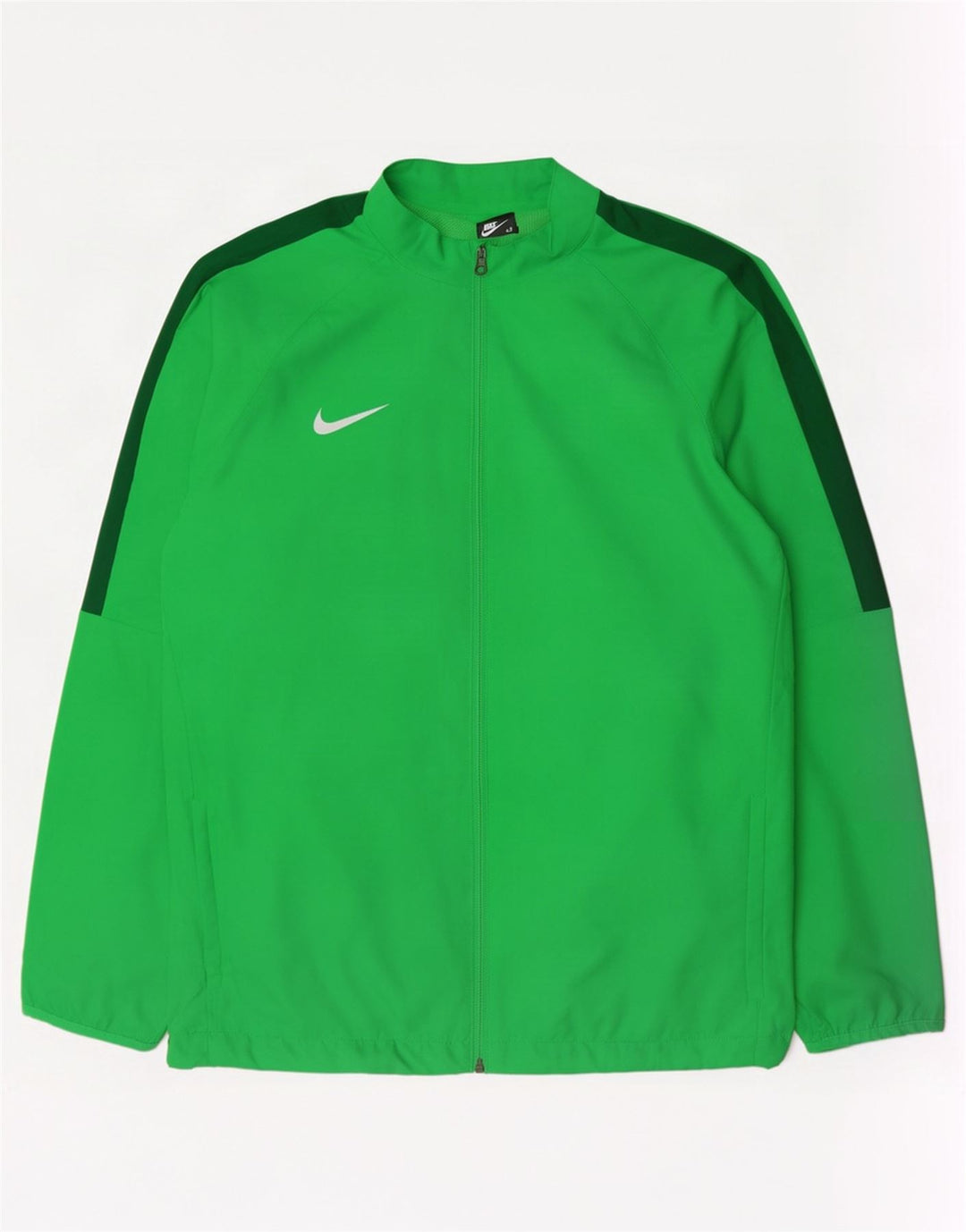 Nike Herren Dri Fit Trainingsanzug Top Jacke 2XL Grün Colourblock Polyester