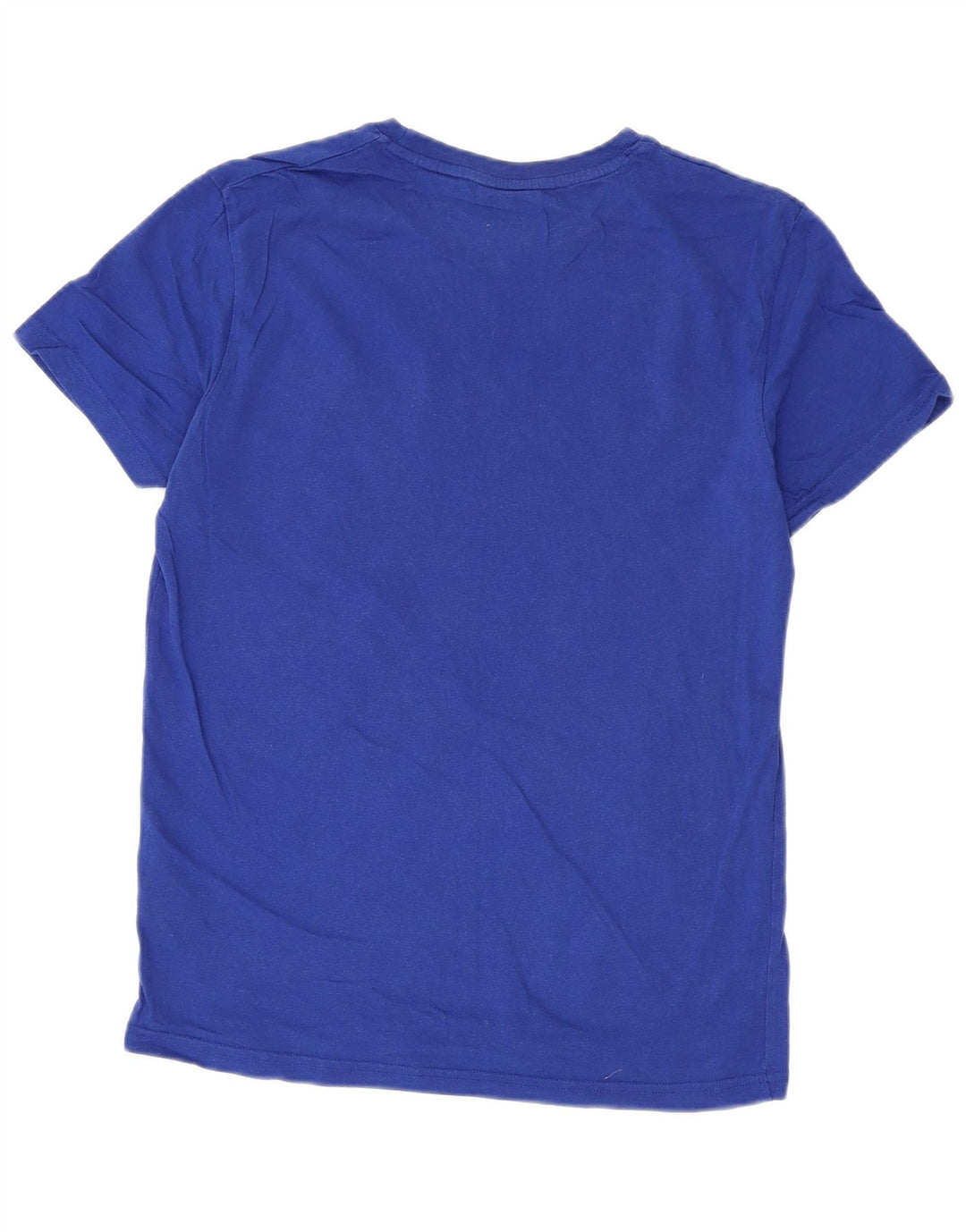 Superdry Herren T-Shirt-Oberteil aus mittelblauer Baumwolle