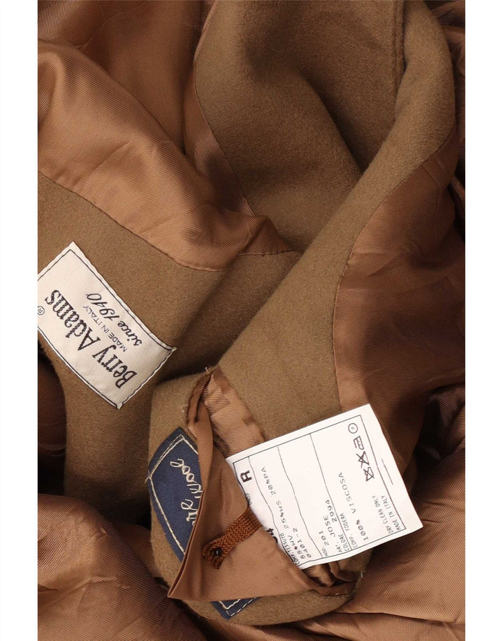 Berry Adams Herrenmantel IT 54 2XL Beige Schurwolle