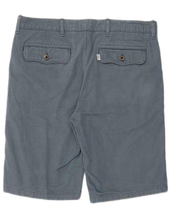 Levi's Mens Chino Shorts W34 Large Blue Cotton